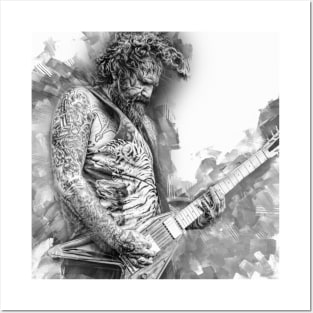 Brent Hinds Mastodon Posters and Art